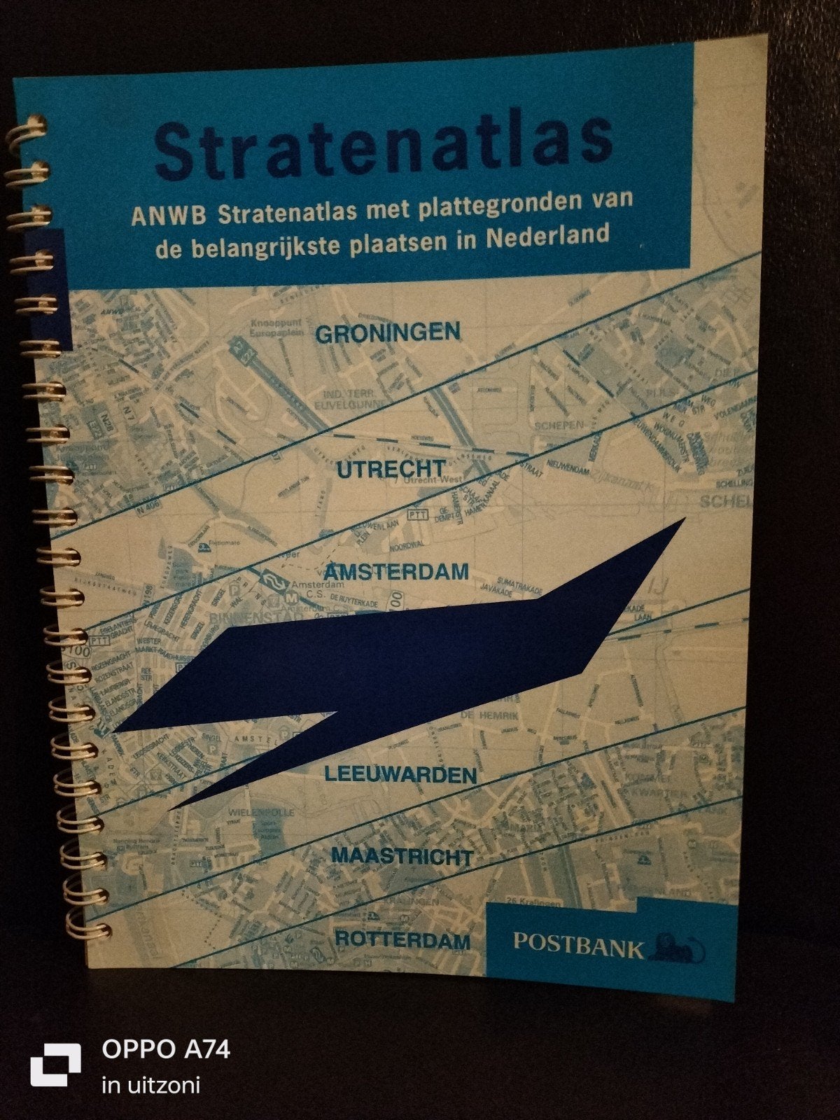 Stratenatlas ANWB, ism POSTBANK, Ophalen of Verzenden