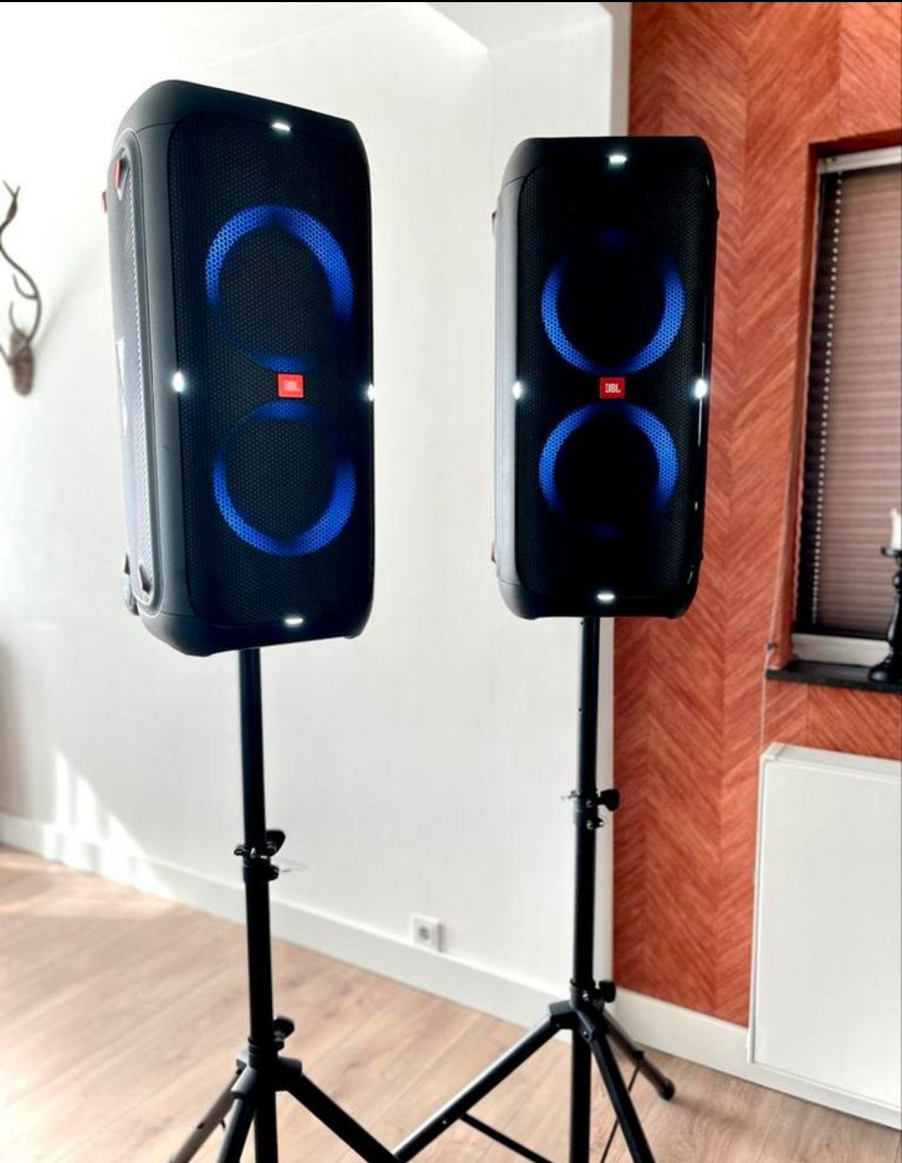 TE HUUR : JBL Partybox 310 - lichtset, Ophalen, Zo goed als nieuw, Overige