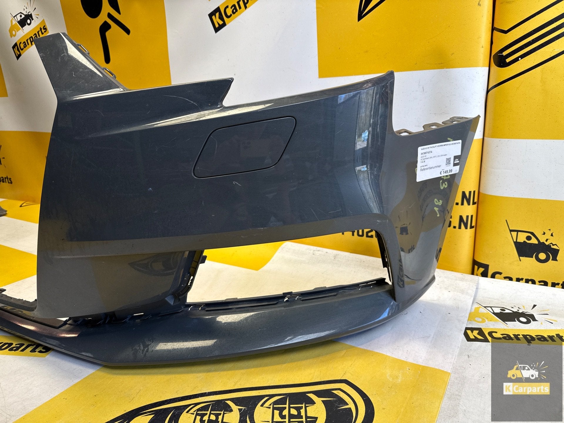 AUDI A3 8V FACELIFT VOORBUMPER KLS 8V3807437A, Info@fabrikant.eu, Bumper, Fabrikant BV, Gebruikt