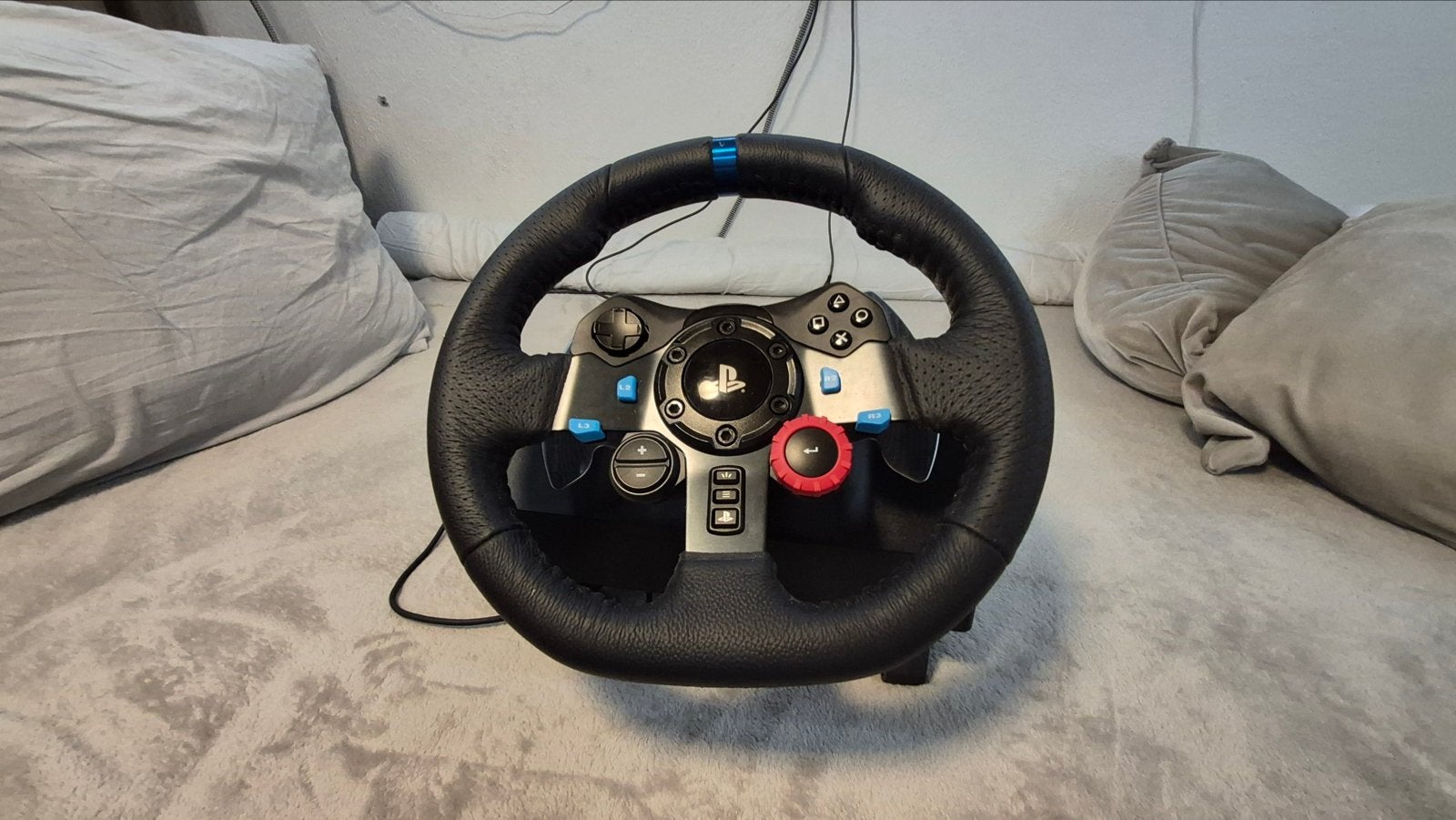 Logitech G29 Driving Force Racing Wheel + Shifter, Racestuur, Force feedback, Zo goed als nieuw, Logitech