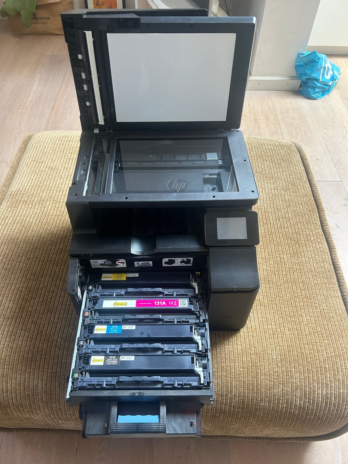 HP LaserJet Pro 200 Color MFP M276nw All-in-One Printer, Computers en Software, Printers, Ophalen, Gebruikt, Faxen, All-in-one