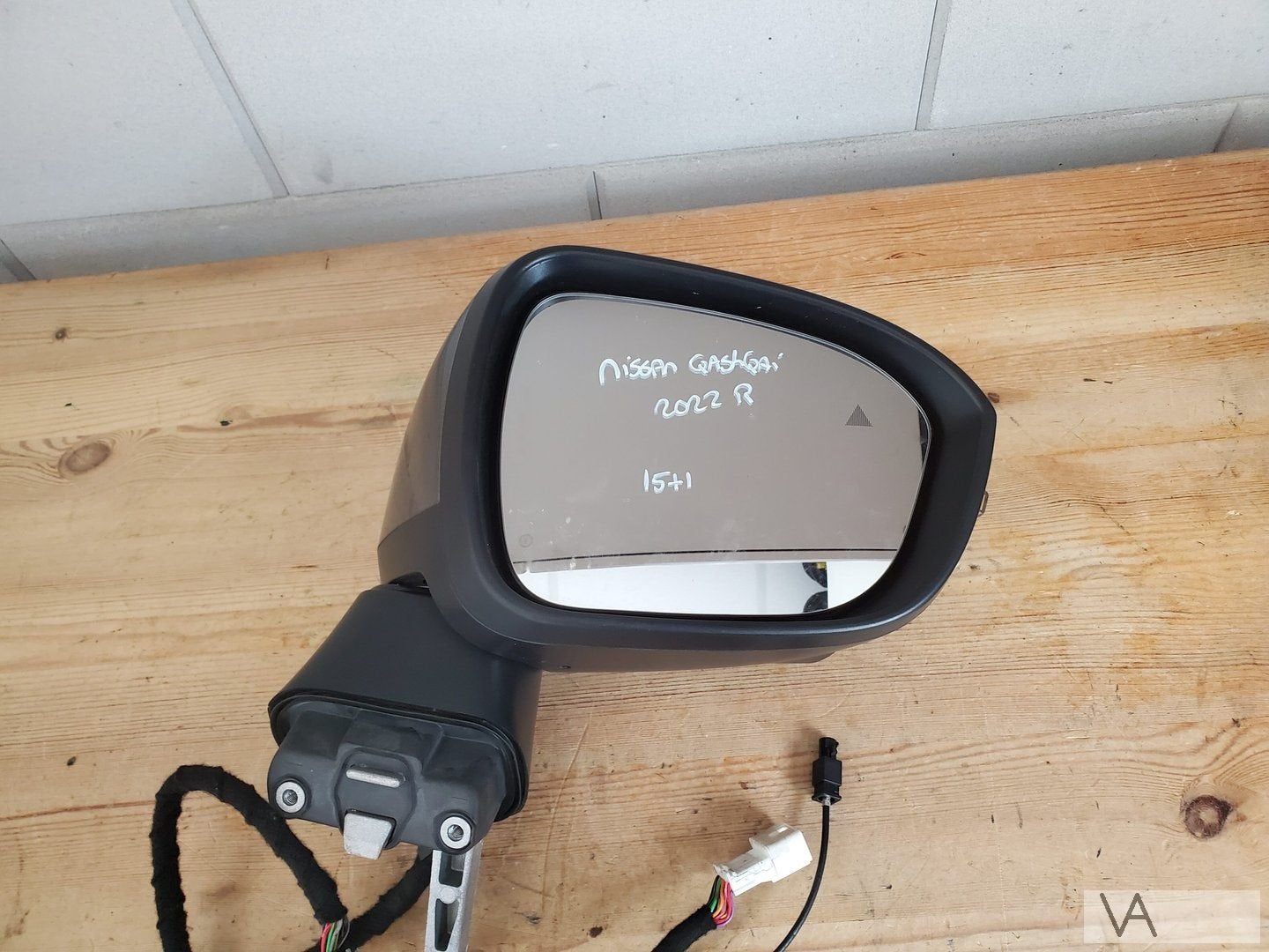 Nissan Qashqai 2021 - 2025 spiegel rechts MET CAMERA €300, Auto-onderdelen, Spiegels, Gebruikt, -, -, Ophalen of Verzenden