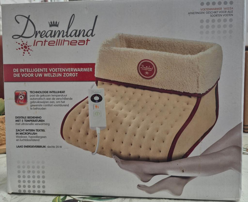 Te koop nog nieuwe Dreamland elektrische voetenwarmer., Witgoed en Apparatuur, Persoonlijke-verzorgingsapparatuur, Ophalen of Verzenden