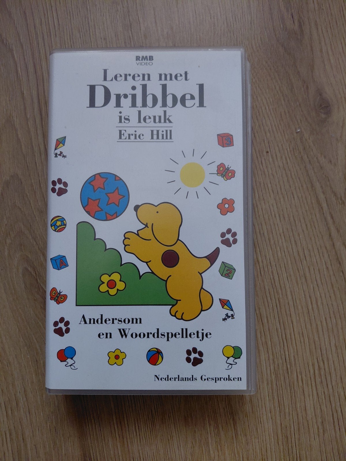Leren met Dribbel is leuk videoband., Gebruikt, Tekenfilm, Alle leeftijden, Ophalen of Verzenden