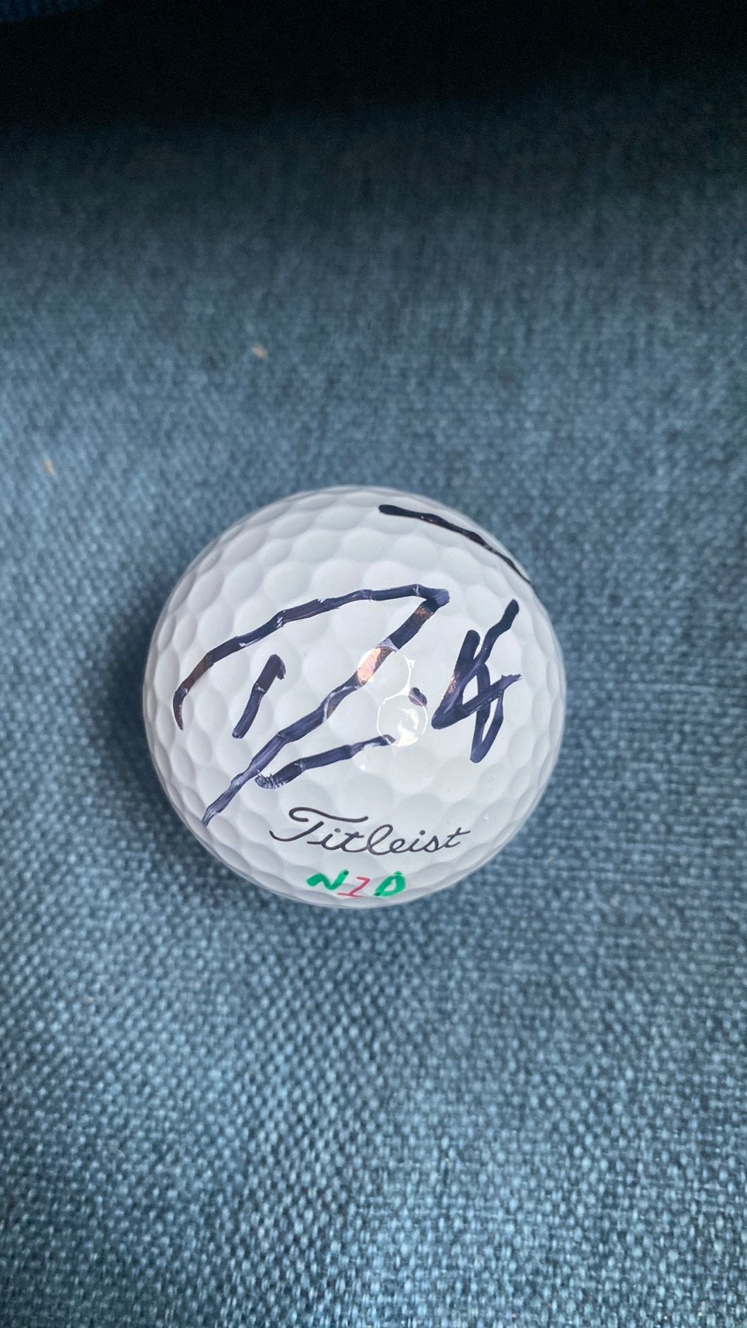 Bal danny willett gebruikt tijdens KLM open met handtekening, Ophalen of Verzenden, Nieuw, Bal(len)