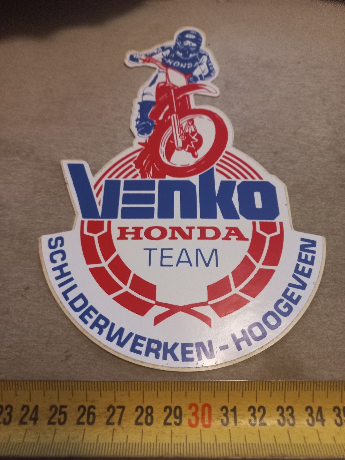 Venko Honda Team Schilderwerken Hoogeveen sticker, Ophalen of Verzenden