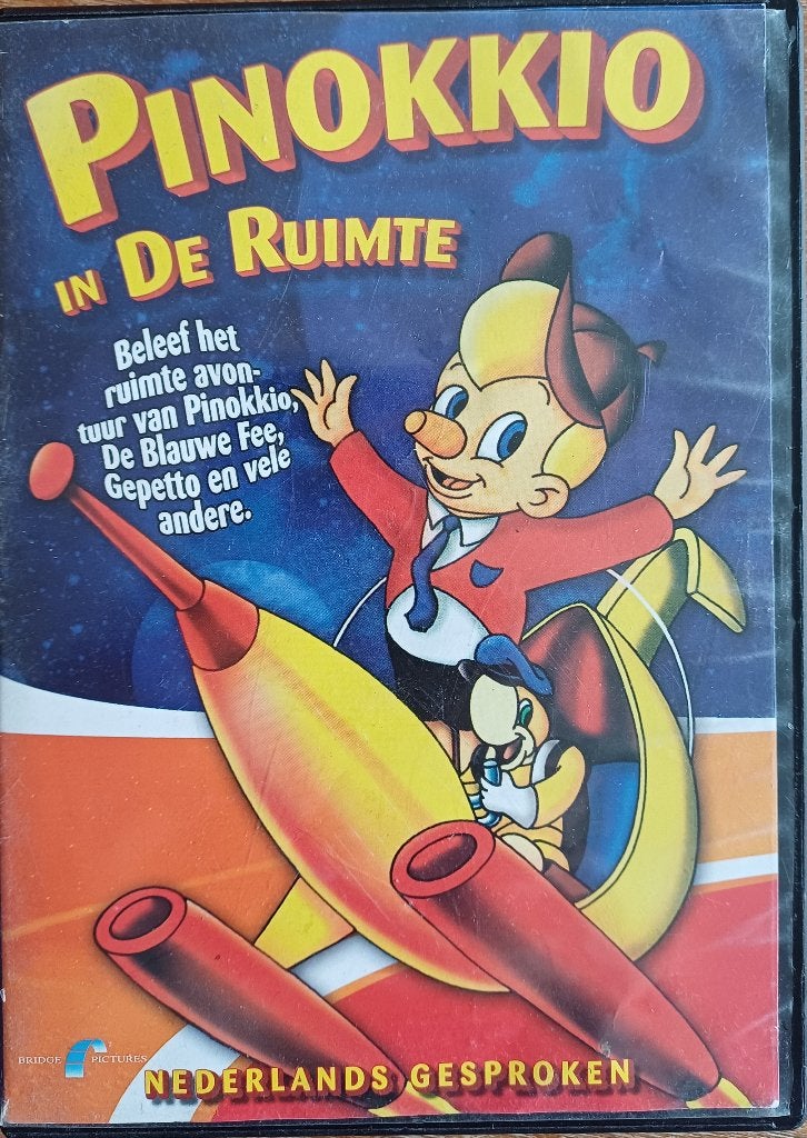 2+1 GRATIS! DVD Pinokkio in de ruimte, Europees, Gebruikt, Tekenfilm, Alle leeftijden