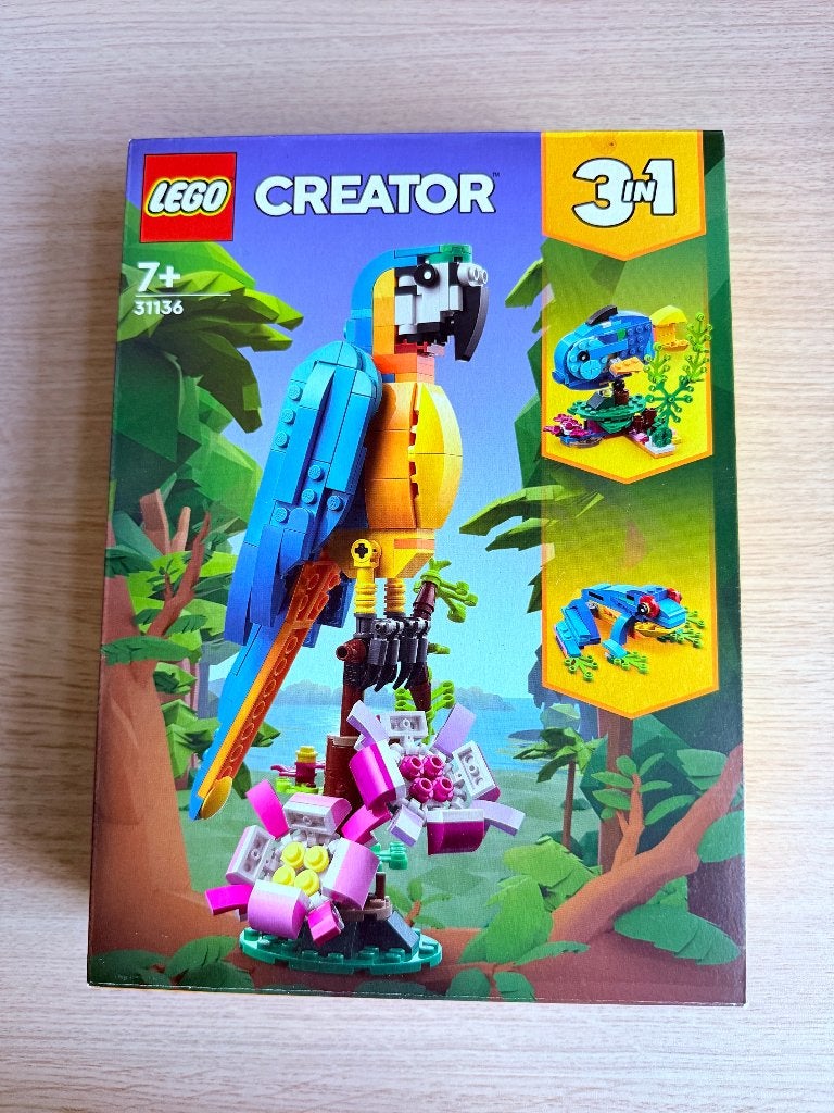 Lego Creator 31136: Exotic Parrot, Lego, Ophalen of Verzenden, Zo goed als nieuw, Compleet