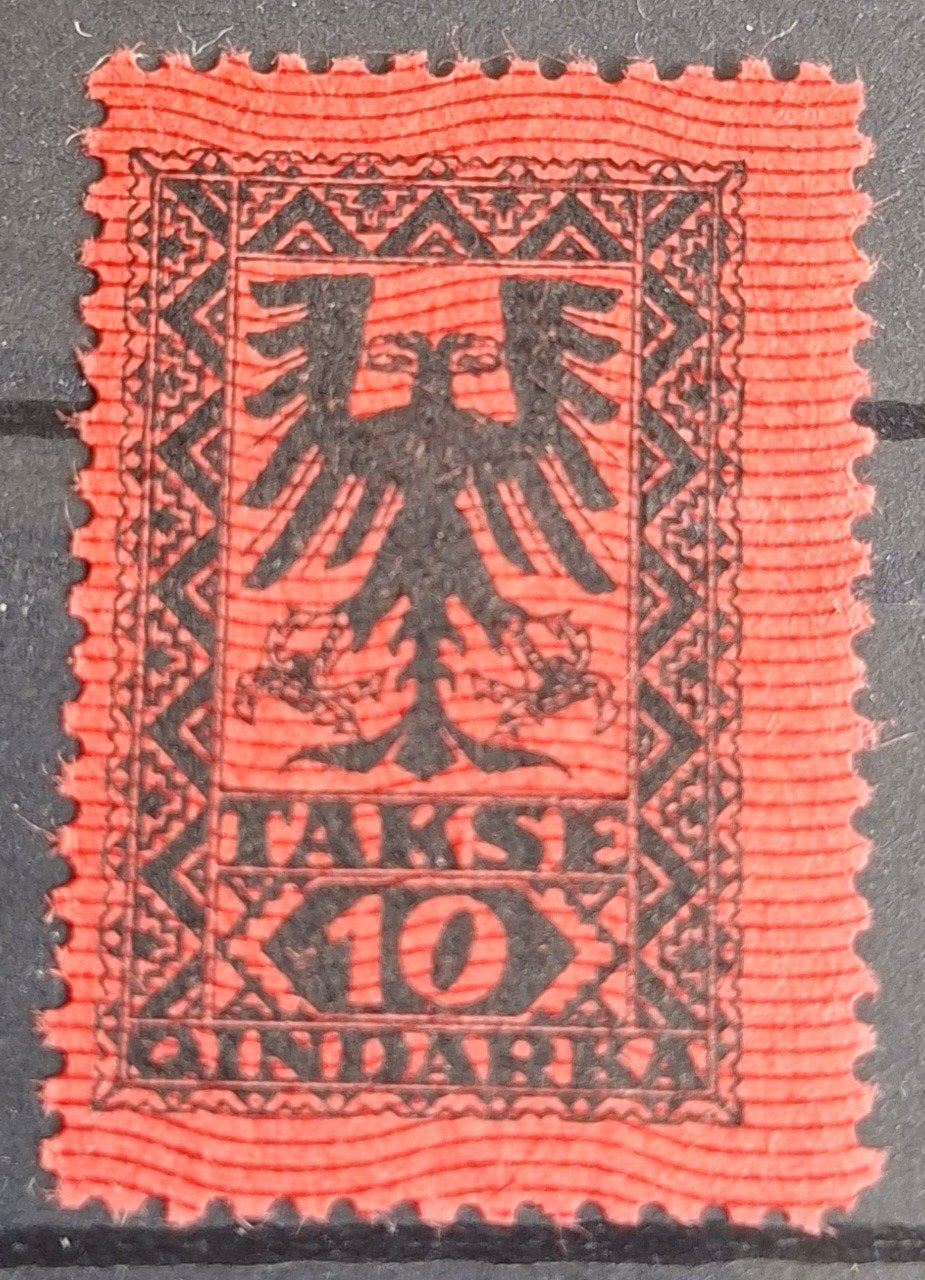 Albanië 1922 Taxe , belastingzegel, Postzegels en Munten, Verzenden