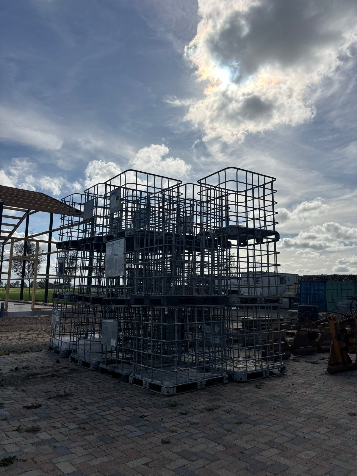 IBC kratten met kunststof of ijzeren bodem, Minder dan 3 m³, Ophalen of Verzenden