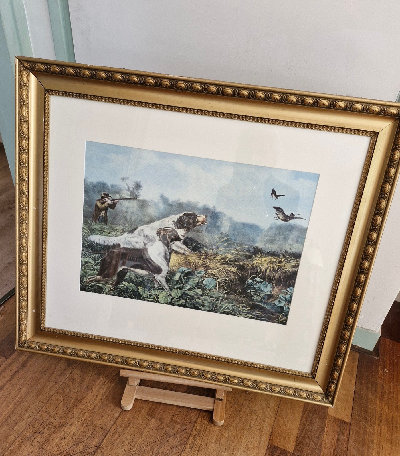Antieke Litho, Antiek en Kunst, Kunst | Schilderijen | Klassiek, Ophalen of Verzenden