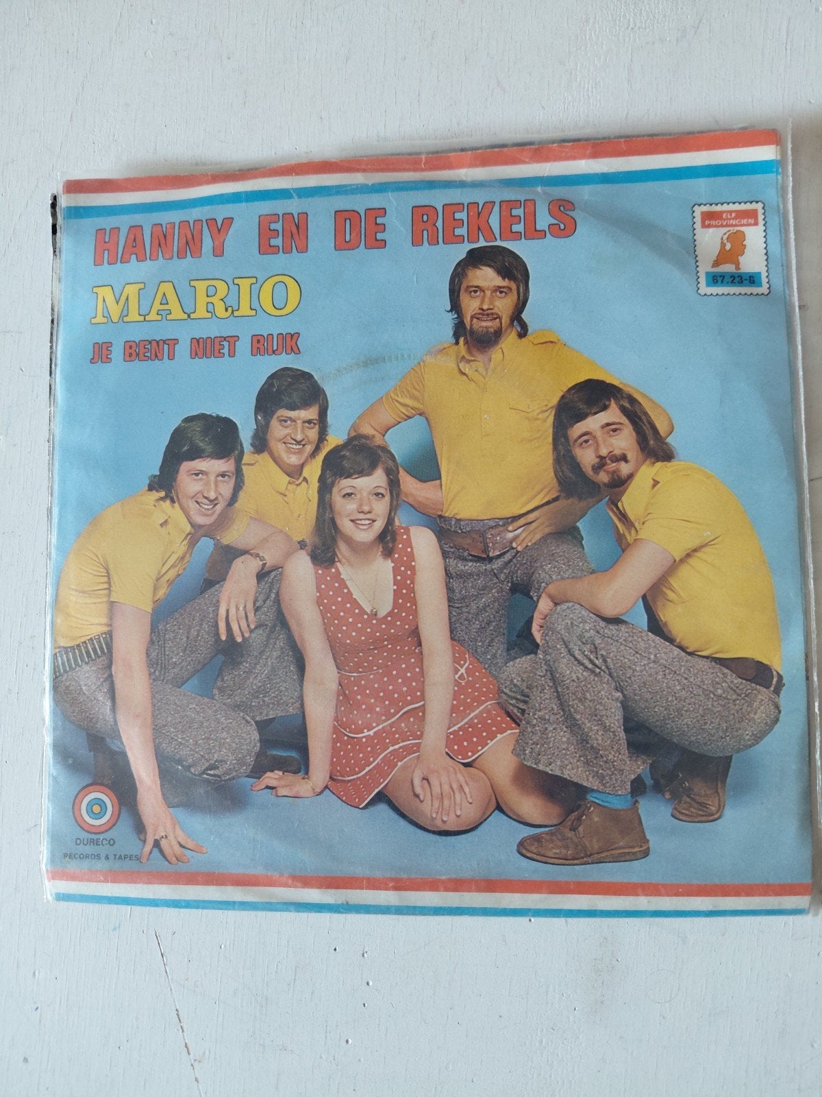 Hanny en de Rekels - Mario / Je Bent Niet Rijk (Single), Gebruikt, 7 inch, Ophalen of Verzenden, EP