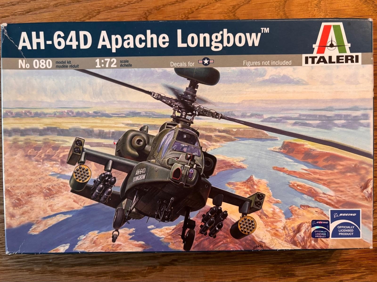 Italeri AH-64D Apache Longbow modelbouw helikopter, Ophalen of Verzenden, Nieuw, Helikopter