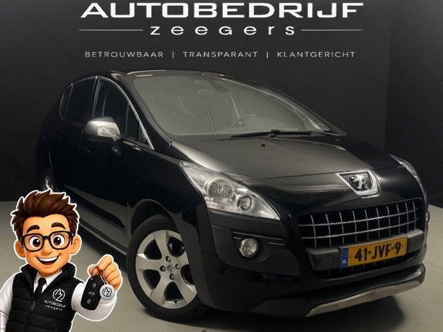 Peugeot 3008 1.6 VTi Première *GROOTSCHERM* (bj 2009), Auto's, Voorwielaandrijving, Gebruikt, 4 cilinders, Zwart