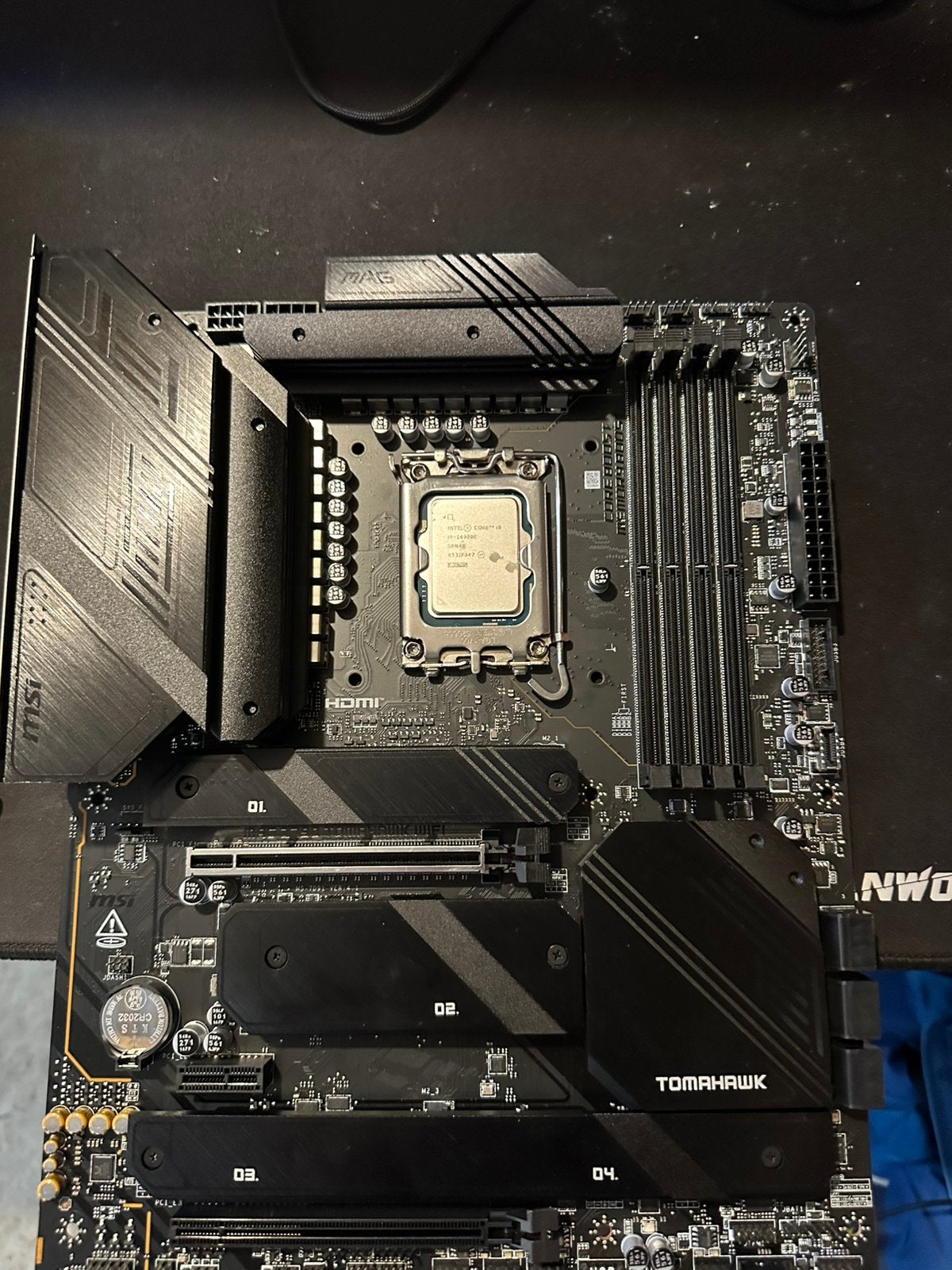 Intel Core i9-14900K + MSI MAG Z790 Tomahawk WiFi, Computers en Software, Moederborden, Ophalen of Verzenden, Zo goed als nieuw