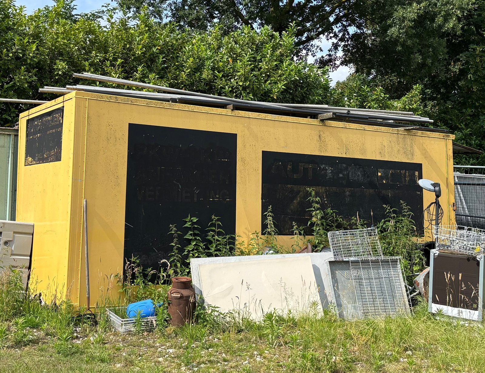 Container gratis af te halen, Ophalen