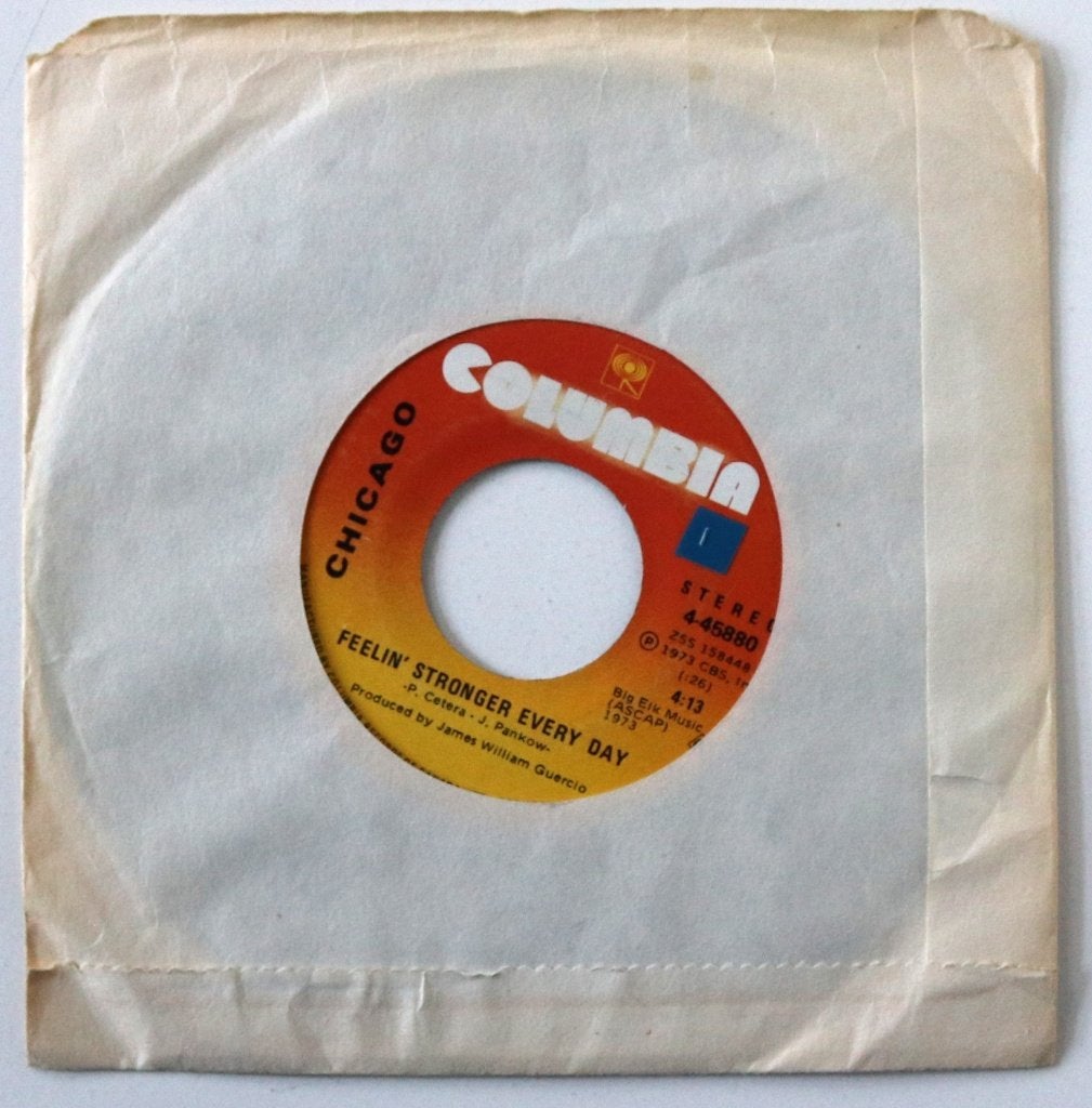 Chicago - Feelin' Stronger Every Day - 7in single – 1973, Ophalen, Gebruikt, 7 inch, Single