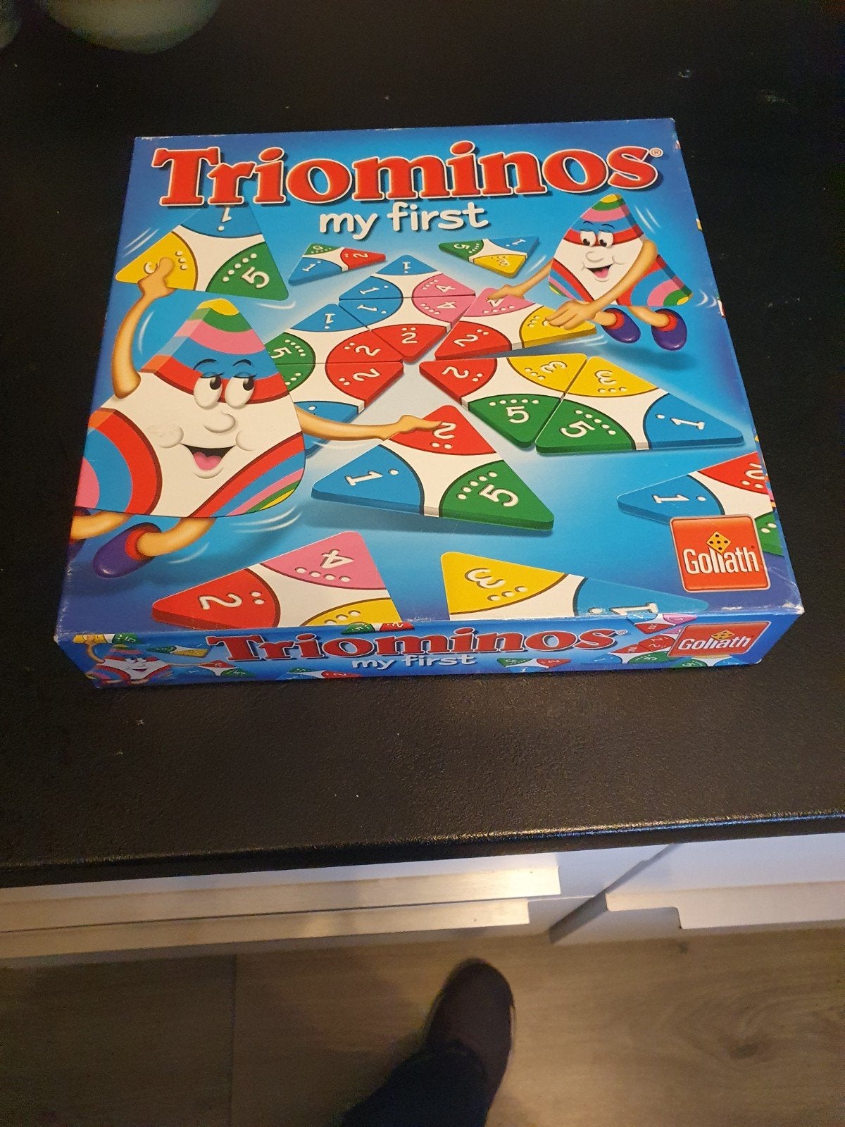 Triominos My First - Compleet en Z.G.A.N., Ophalen of Verzenden, Zo goed als nieuw, Goliath