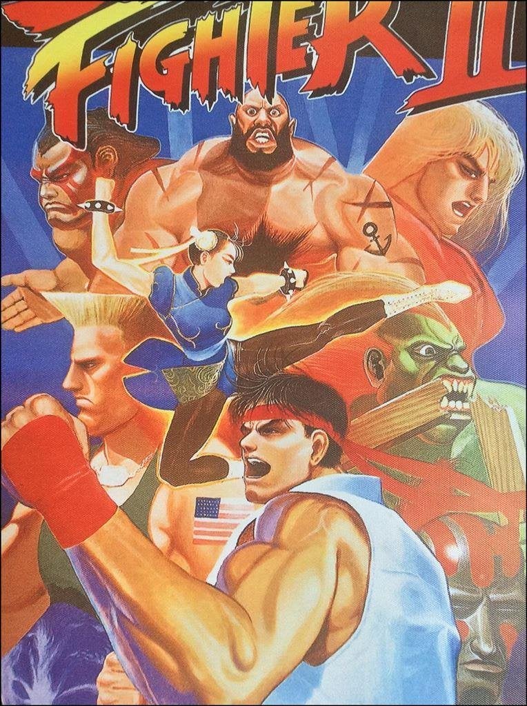 60x40cm STREET FIGHTER 2 Capcom Retro Arcade Poster, Verzenden, Nieuw, A1 t/m A3, Film en Tv