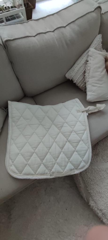 dressuur wedstrijd dekje wit crème BR, Full (L), BR, Dressuurdekje, Overige materialen