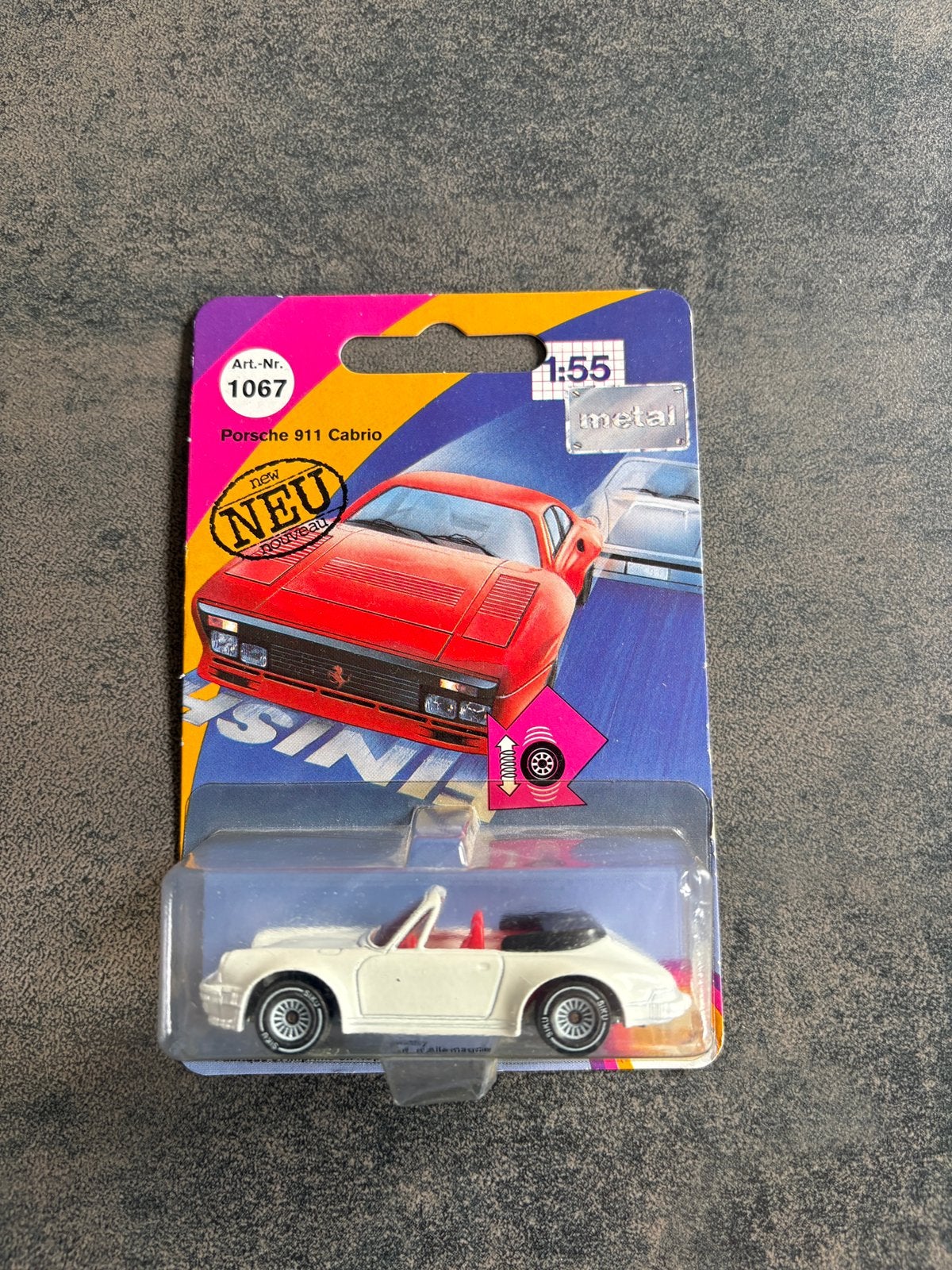 Siku Porsche 911 Turbo wit, Hobby en Vrije tijd, Ophalen of Verzenden, Nieuw, Auto, SIKU