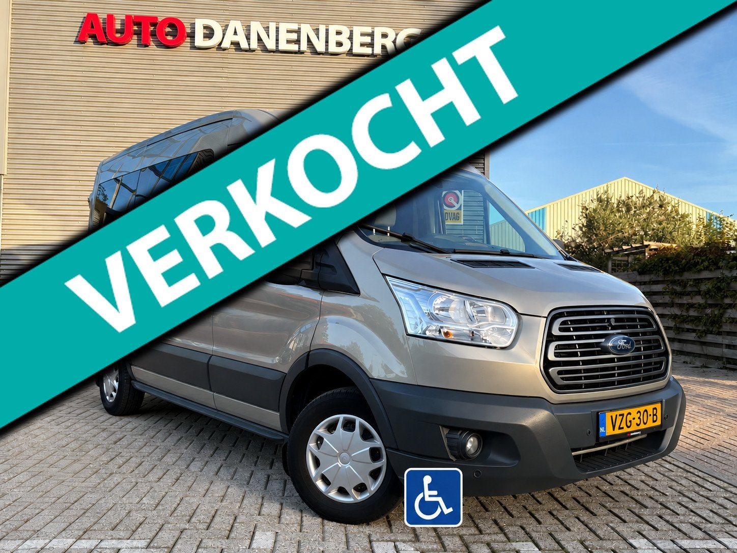 Ford Transit 310 2.0 TDCI L2H2 ROLSTOELBUS-4+1! Direct Lever, Auto's, Voorwielaandrijving, Dealer onderhouden, 1995 cc, 4 cilinders