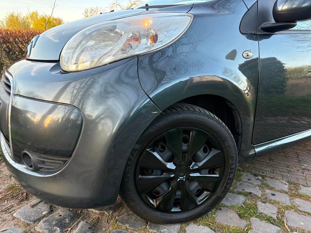 Citroen C1 1.0-12V Ambiance CARPLAY/3DRS/AIRCO/ELEK RAMEN, Voorwielaandrijving, Euro 5, Stof, Zwart