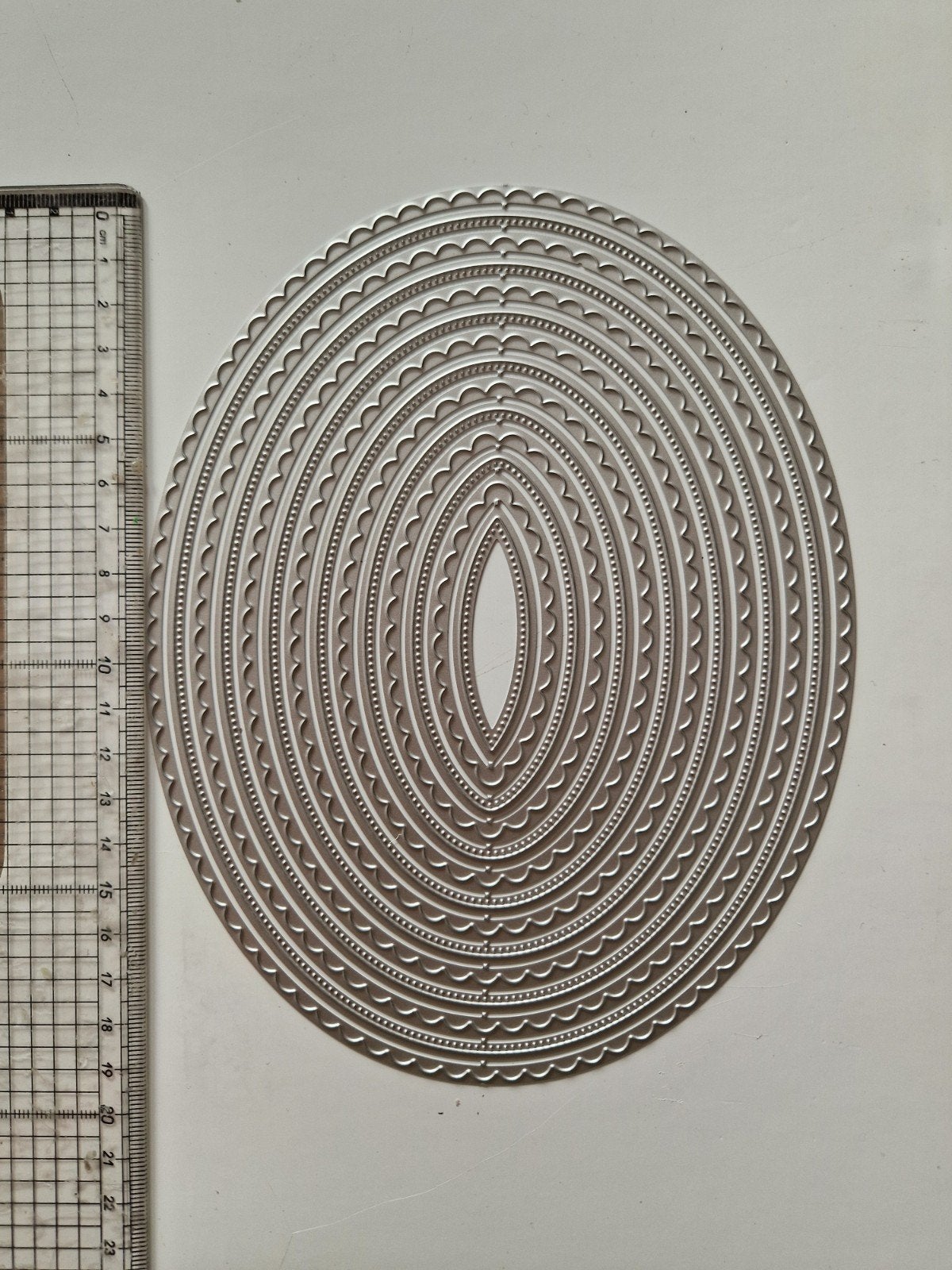 14-delige Ovale Snijmallen Set - Scallop Rand, Ophalen of Verzenden, Nieuw
