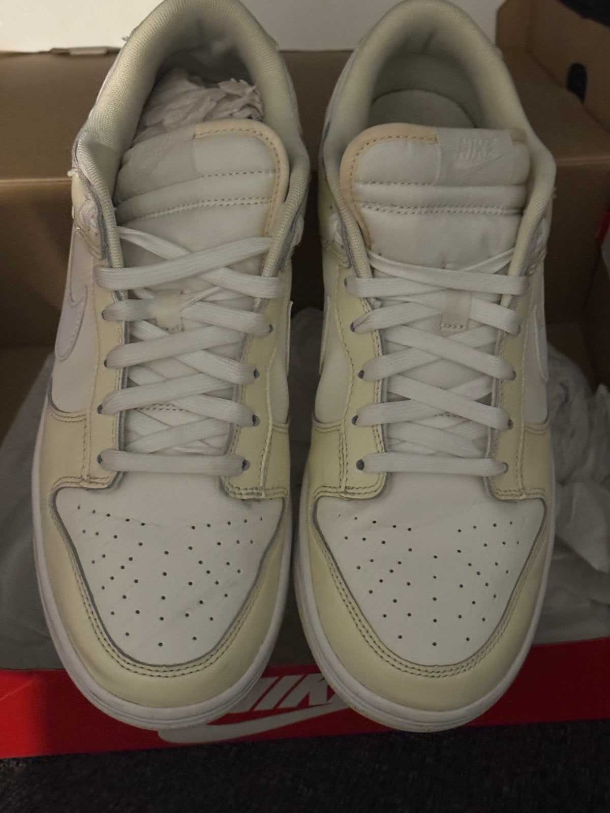 Nike Dunk Low Retro BTTYS - Maat 44, Wit, Ophalen of Verzenden, Sneakers of Gympen, Zo goed als nieuw