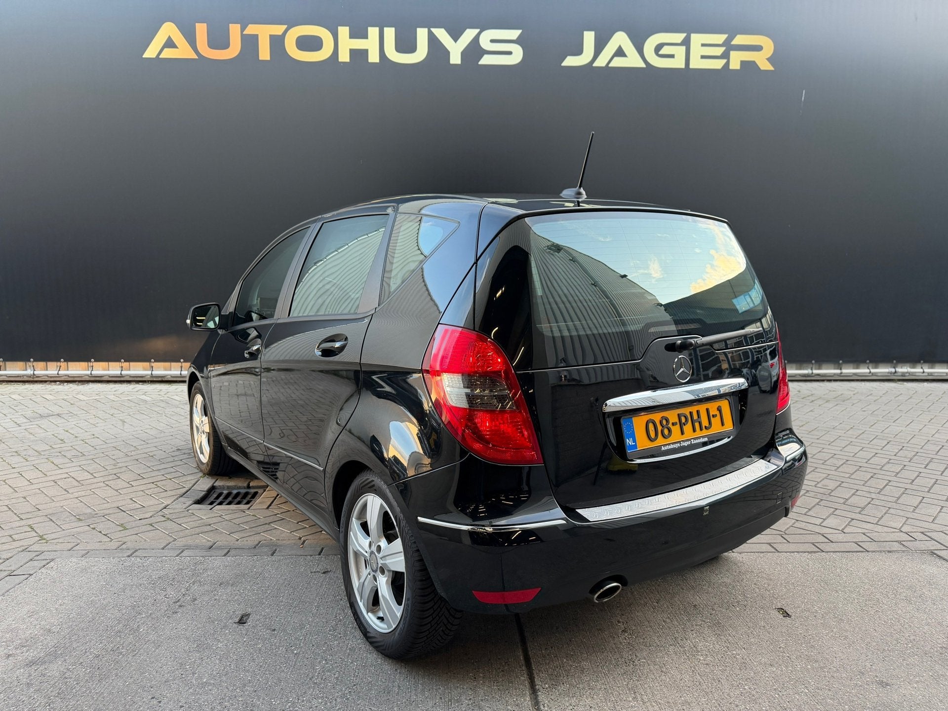 Mercedes-Benz A-klasse 160 BlueEFFICIENCY Business Class Ava, Voorwielaandrijving, Euro 5, Zwart, Leder en Stof