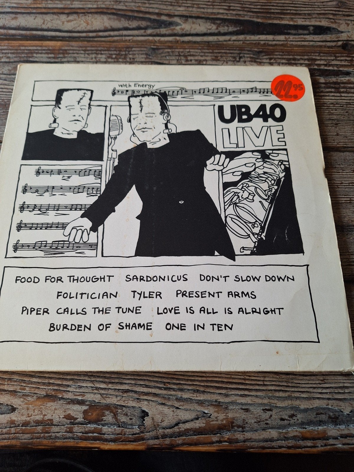 UB40 - Our Own Song / Live LP (1984), Cd's en Dvd's, Gebruikt, Pop, Ophalen of Verzenden, 12 inch