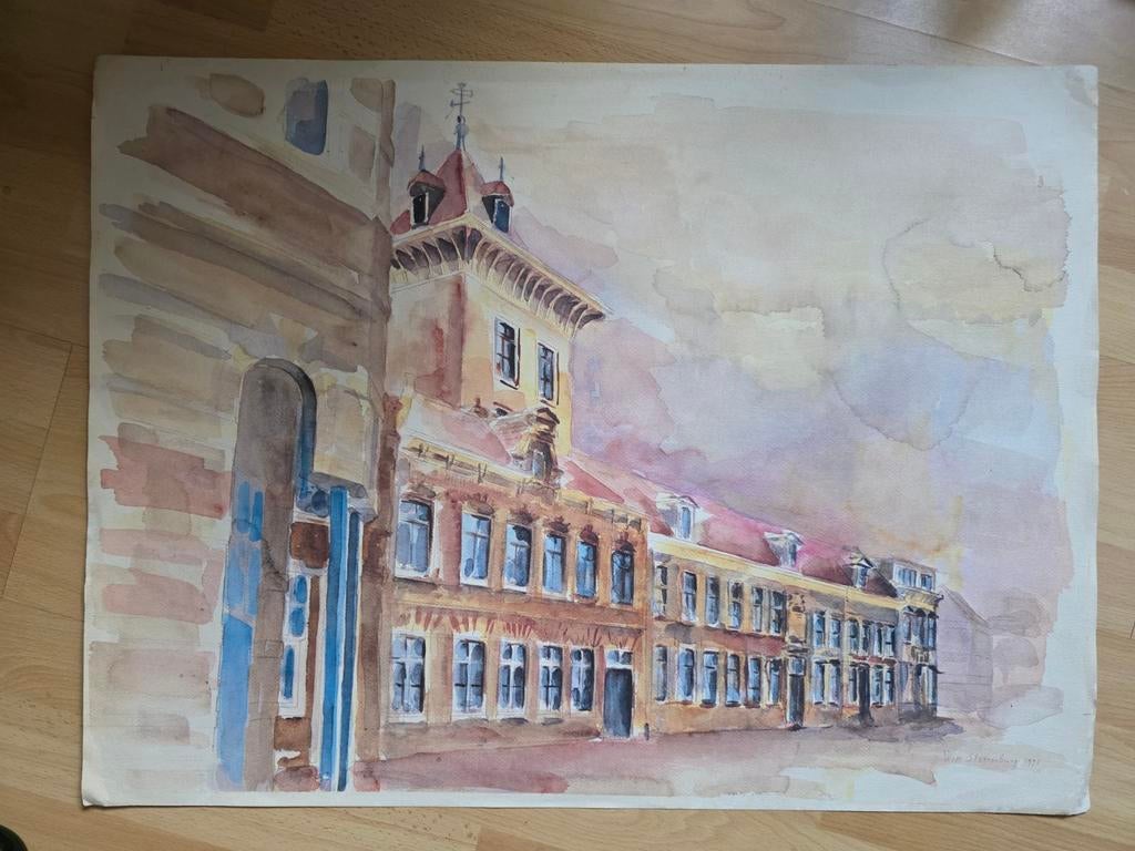 Mooie plaat  Johan Enschede op het klokhuisplein Haarlem, Ophalen of Verzenden