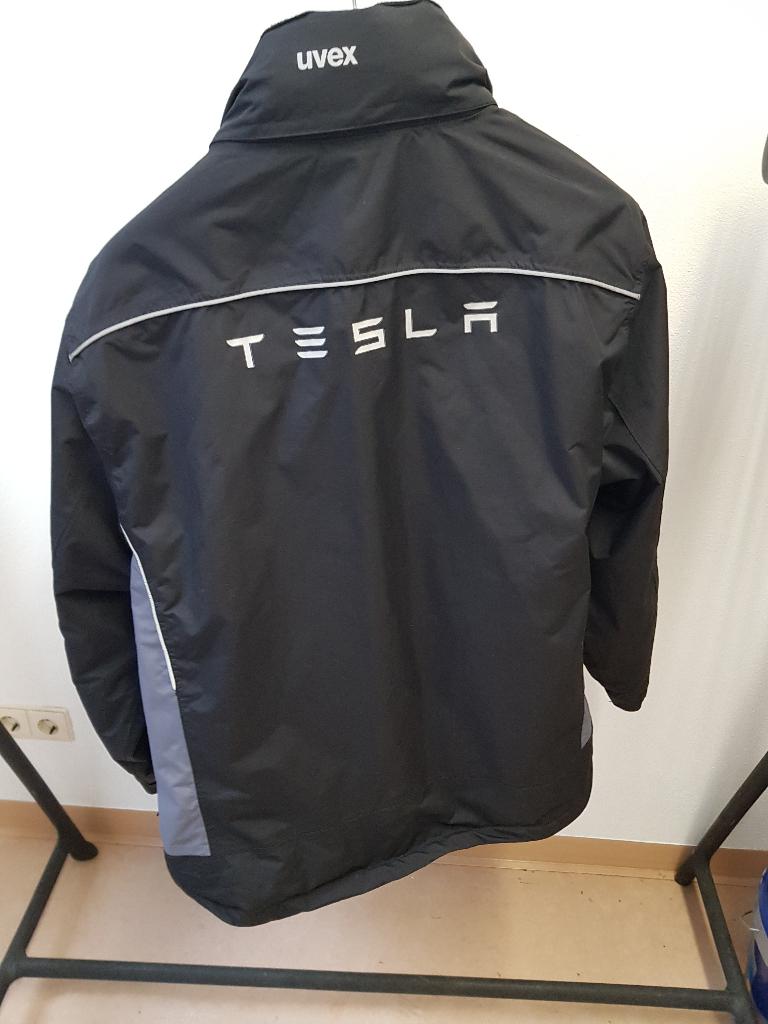 Tesla Jas 50,-, Kleding | Heren, Ophalen, Zo goed als nieuw, Maat 56/58 (XL), Zwart