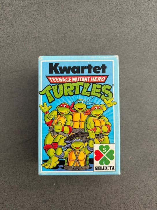 Kwartet Teenage Mutant Hero Turtles - Selecta, Drie of vier spelers, Ophalen of Verzenden, Gebruikt
