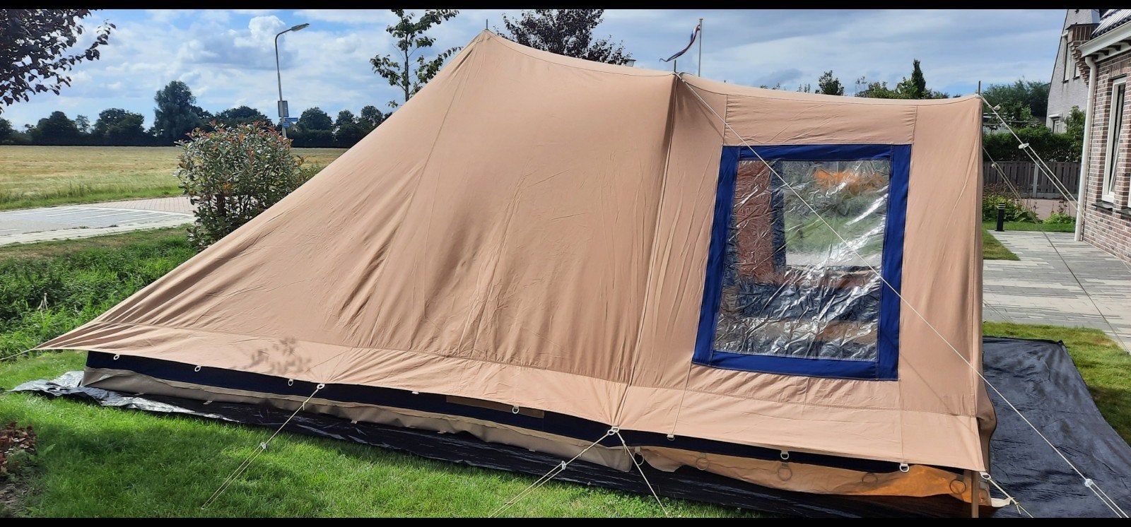 Zeer NETTE Vrijbuiter Stormvogel 4 / Katoen / Incl. Luifel!!, Ophalen, Gebruikt, Tot en met 4