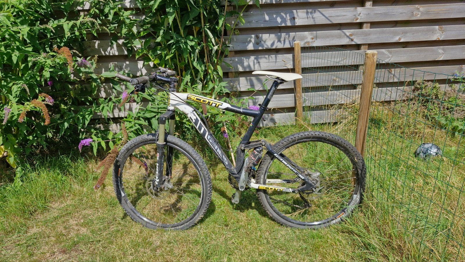 Scott Genius RC30 Thomas Frischknecht Series - onderdelen, Gebruikt, Fully, Schijfrem, 53 tot 57 cm