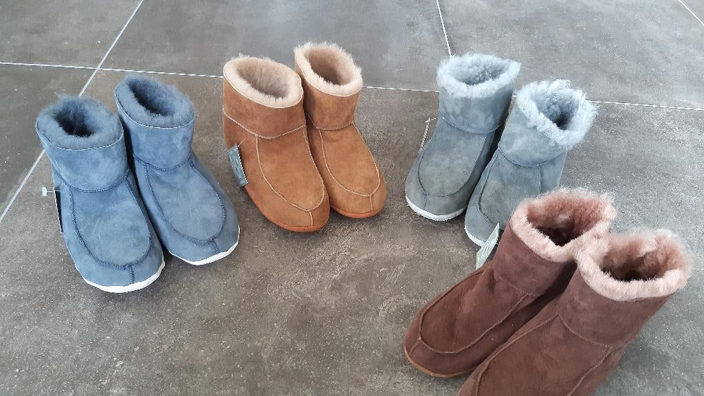 Kinderpantoffels Maat 33 Lamsbont Eigen Atelier Texel Sterk, Jongen of Meisje, Coby Dogger Bontcouture, Nieuw, Ophalen of Verzenden