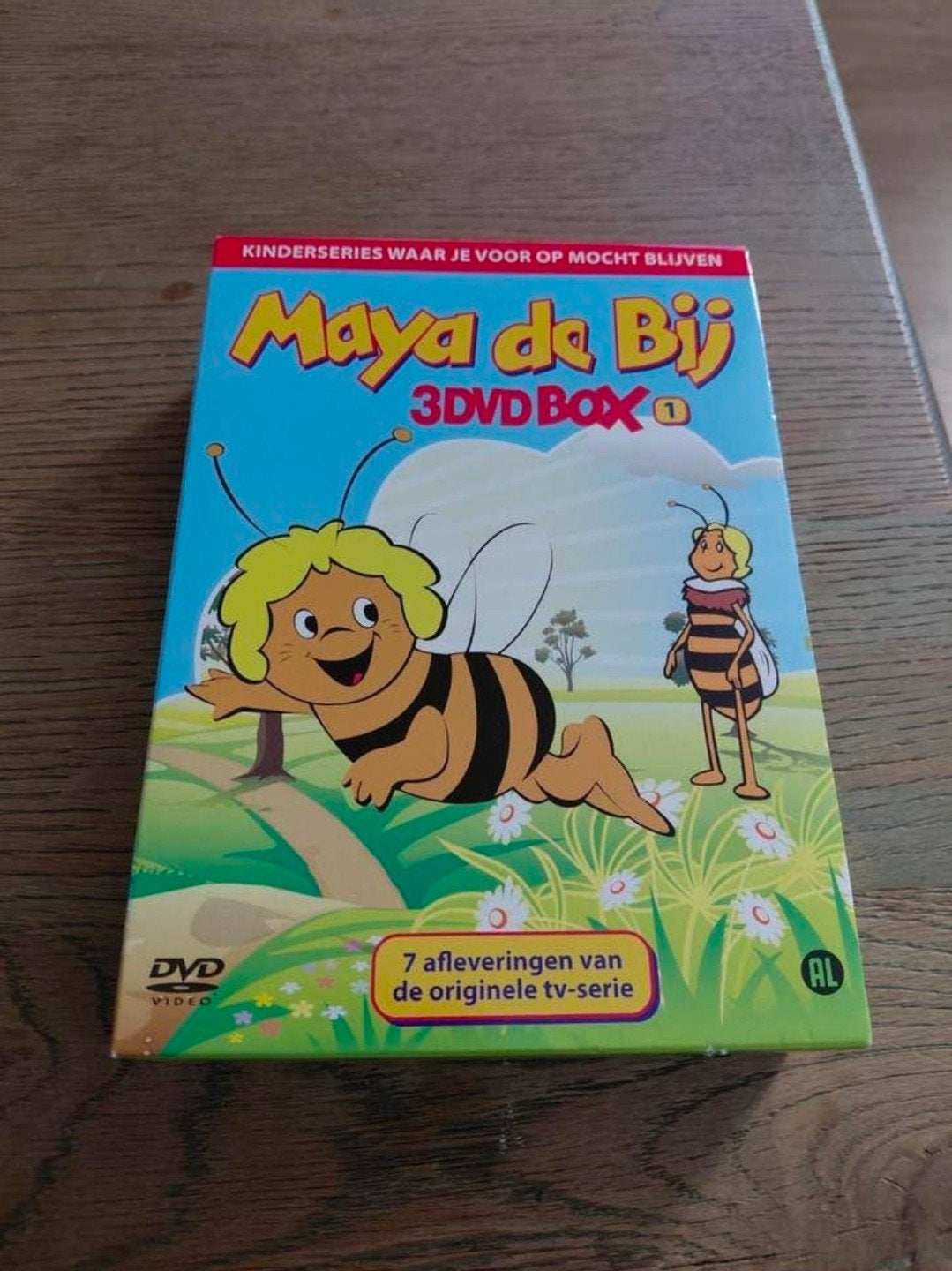 Maya de Bij 3dvd box 1. 7 afleveringen, Cd's en Dvd's, Dvd's | Tekenfilms en Animatie, Zo goed als nieuw, Europees, Tekenfilm