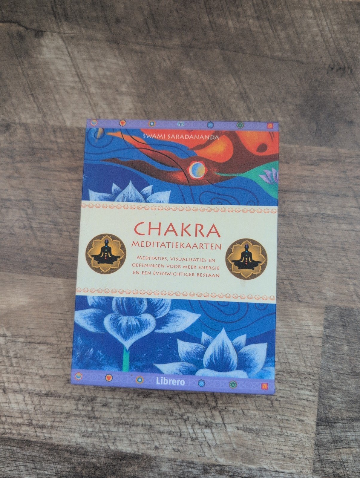 Chakra Meditatiekaarten - Swami Saradananda, Boeken, Meditatie of Yoga, Swami Saradananda, Ophalen of Verzenden, Zo goed als nieuw