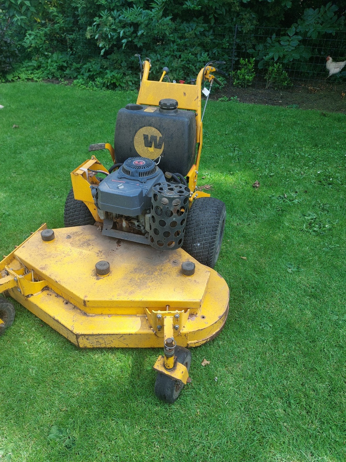 Wright zeroturn 48 (122cm) kawasaki 2 mulcher/zij-uitworp, Ophalen, 120 cm of meer