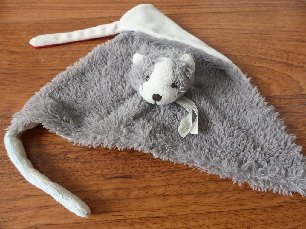 Knuffeldoek poes (1.8), Kinderen en Baby's, Speelgoed | Knuffels en Pluche, Gebruikt, Grijs, Ophalen of Verzenden, Overige typen