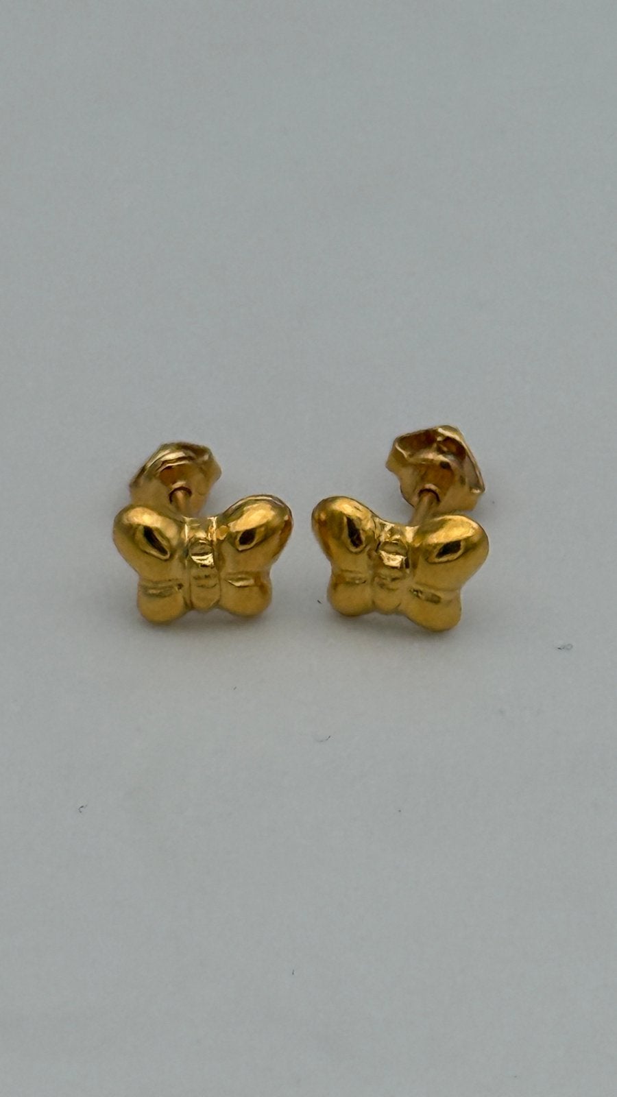 21 karaat gouden kinder oorbellen, Sieraden, Tassen en Uiterlijk, Oorbellen, Nieuw, Ophalen of Verzenden, Nvt, Knopjes of Stekers