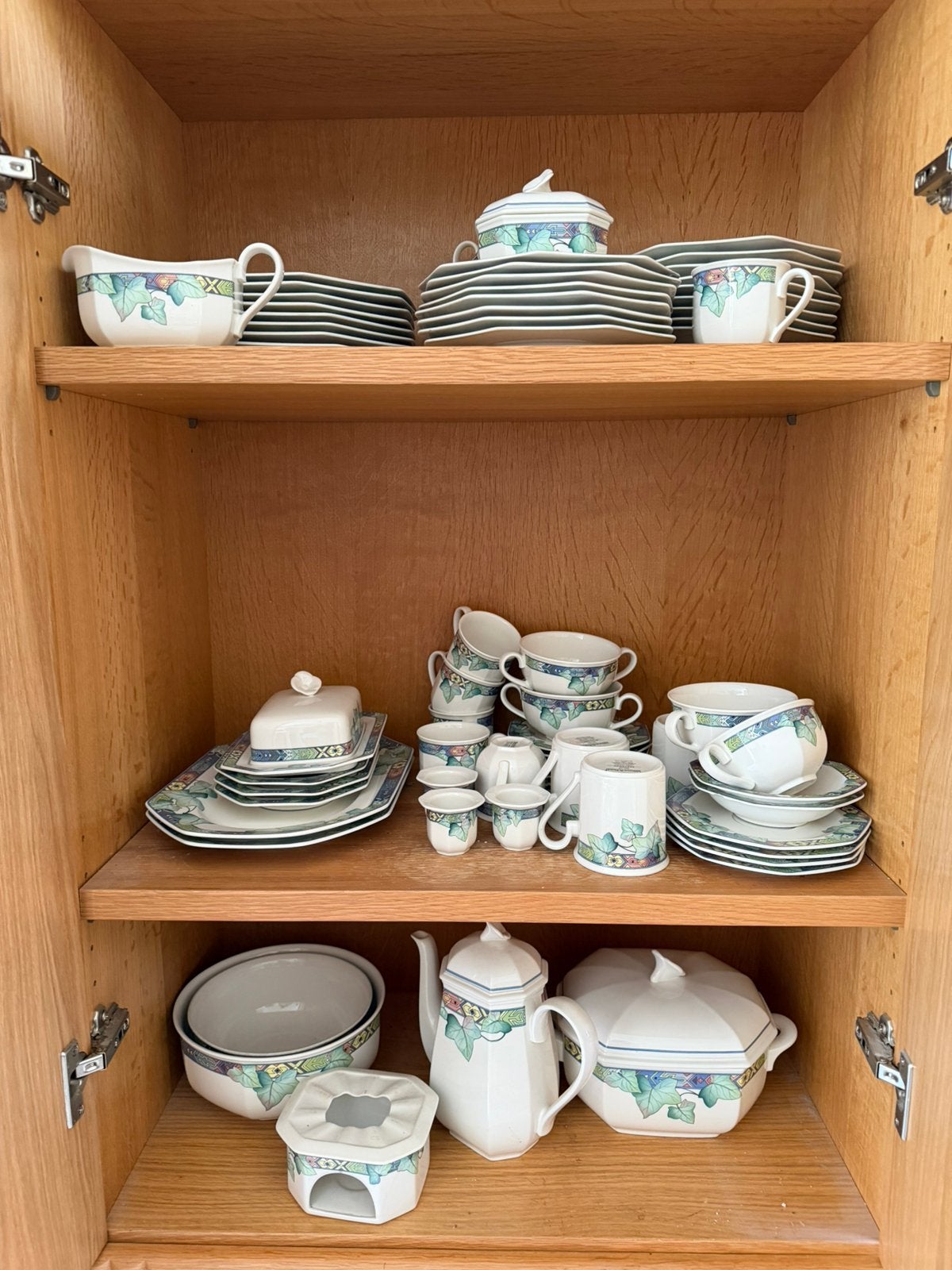 Villeroy en Boch Pasadena servies zeer compleet, Ophalen, Gebruikt, Overige stijlen, Porselein
