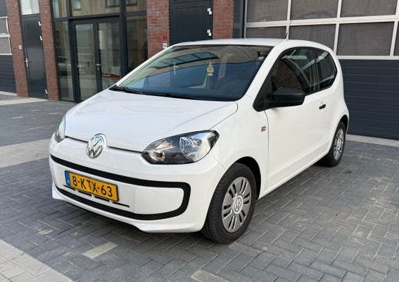Volkswagen Up! 1.0 BlueMotion | NAP | Nieuwe APK | Rijklaar, Voorwielaandrijving, 840 kg, 4 stoelen, Wit
