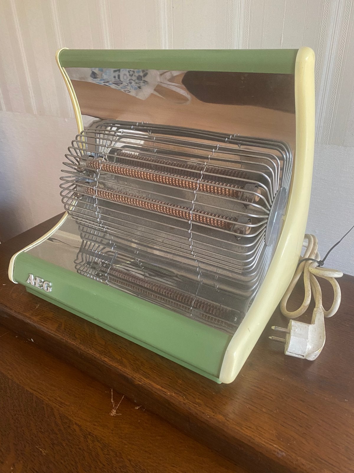 Vintage AEG elektrische kachel als nieuw, Ophalen of Verzenden