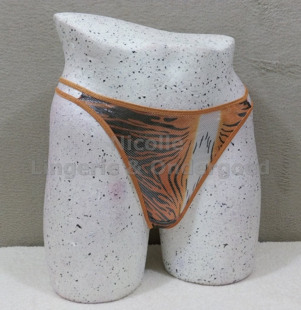 Nieuwe String Tijger maat S en M  (373), Nicolle_Lingerie, Ophalen of Verzenden, Meerkleurig, String