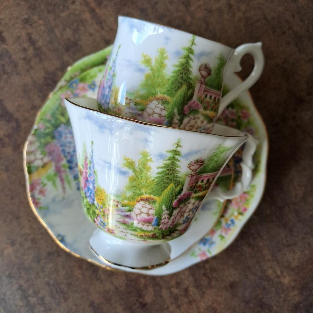 Royal Albert set kop en schotel Kentish Rockery, Ophalen