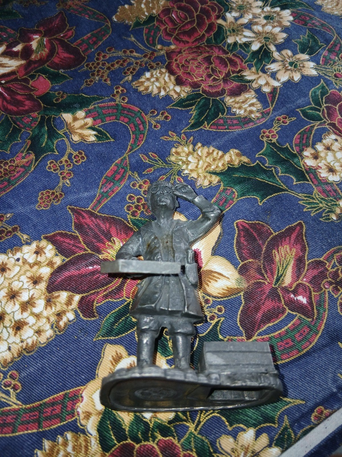 Vintage tinnen figuur: De Apotheker, Antiek en Kunst, Antiek | Tin, Ophalen of Verzenden