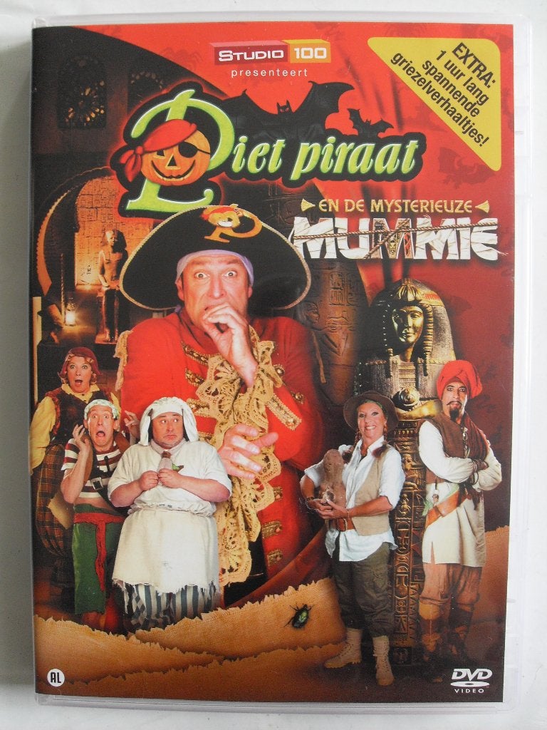 Piet Piraat en de mysterieuze mummie (originele dvd), Avontuur, Alle leeftijden, Zo goed als nieuw, Film