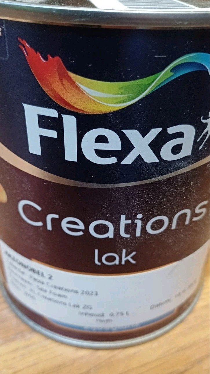 Flexa Creations Lak Sea Foam - Ongeopend, Minder dan 5 liter, Ophalen of Verzenden, Nieuw, Lak